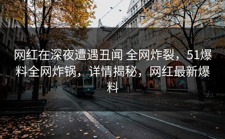 网红在深夜遭遇丑闻 全网炸裂,51爆料全网炸锅,详情揭秘,网红最新爆料 网红在深夜遭遇丑闻 全网炸裂,51爆料全网炸锅,详情揭秘,网红最新爆料